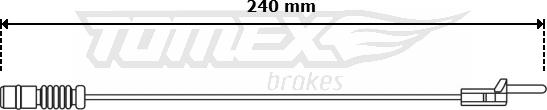 TOMEX brakes TX 31-11 - Сигналізатор, знос гальмівних колодок autozip.com.ua