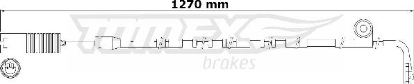 TOMEX brakes TX 31-34 - Сигналізатор, знос гальмівних колодок autozip.com.ua