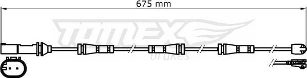 TOMEX brakes TX 31-35 - Сигналізатор, знос гальмівних колодок autozip.com.ua
