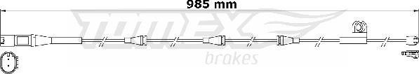 TOMEX brakes TX 31-20 - Сигналізатор, знос гальмівних колодок autozip.com.ua