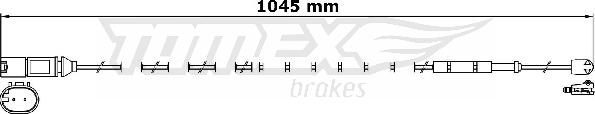 TOMEX brakes TX 31-28 - Сигналізатор, знос гальмівних колодок autozip.com.ua