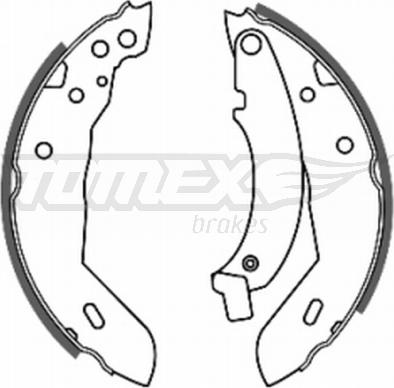 TOMEX brakes TX 20-40 - Комплект гальм, барабанний механізм autozip.com.ua