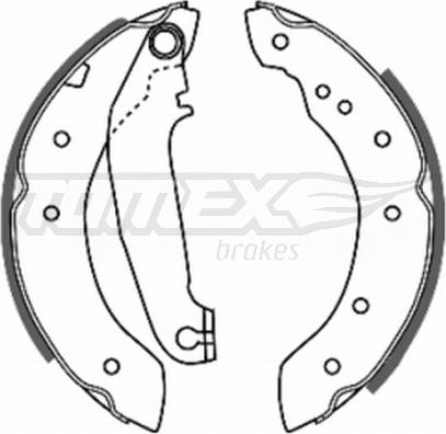 TOMEX brakes TX 20-65 - Комплект гальм, барабанний механізм autozip.com.ua