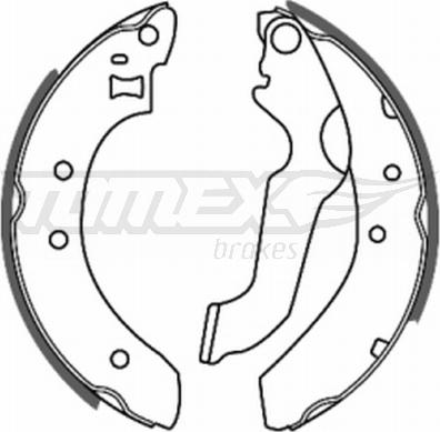 TOMEX brakes TX 20-61 - Комплект гальм, барабанний механізм autozip.com.ua