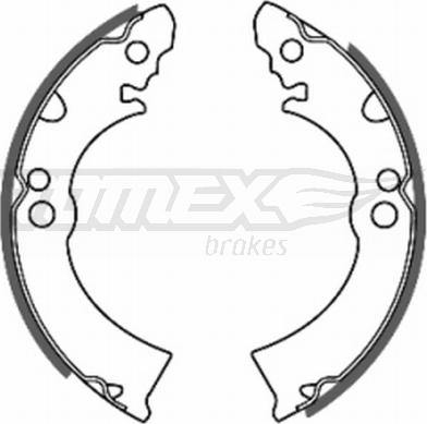 TOMEX brakes TX 20-63 - Комплект гальм, барабанний механізм autozip.com.ua