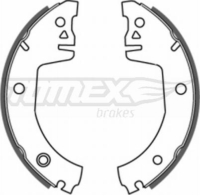 TOMEX brakes TX 20-08 - Комплект гальм, барабанний механізм autozip.com.ua