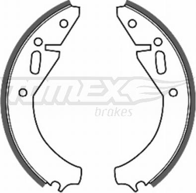 TOMEX brakes TX 20-07 - Комплект гальм, барабанний механізм autozip.com.ua