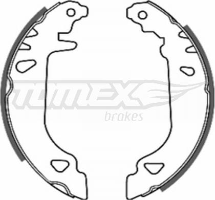 TOMEX brakes TX 20-19 - Комплект гальм, барабанний механізм autozip.com.ua