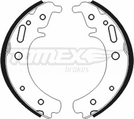 TOMEX brakes TX 20-13 - Комплект гальм, барабанний механізм autozip.com.ua