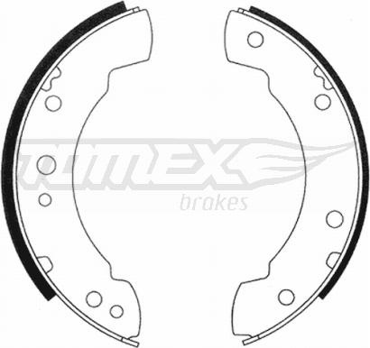TOMEX brakes TX 20-88 - Комплект гальм, барабанний механізм autozip.com.ua