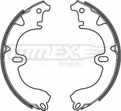 TOMEX brakes TX 20-82 - Комплект гальм, барабанний механізм autozip.com.ua