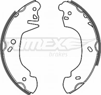 TOMEX brakes TX 20-34 - Комплект гальм, барабанний механізм autozip.com.ua