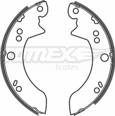 TOMEX brakes TX 20-35 - Комплект гальм, барабанний механізм autozip.com.ua