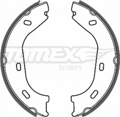TOMEX brakes TX 20-36 - Комплект гальм, барабанний механізм autozip.com.ua