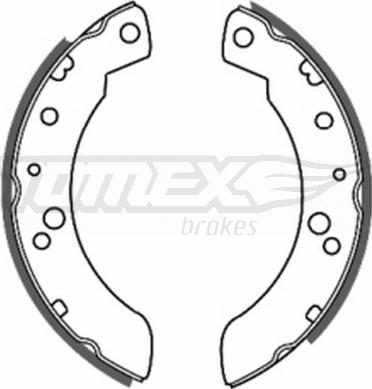 TOMEX brakes TX 20-33 - Комплект гальм, барабанний механізм autozip.com.ua