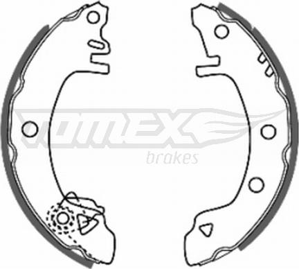 TOMEX brakes TX 20-32 - Комплект гальм, барабанний механізм autozip.com.ua