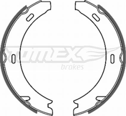 TOMEX brakes TX 20-37 - Комплект гальм, барабанний механізм autozip.com.ua