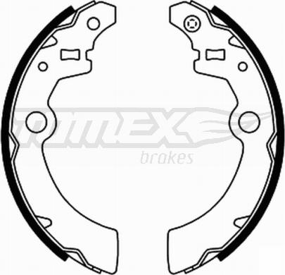 TOMEX brakes TX 21-91 - Комплект гальм, барабанний механізм autozip.com.ua