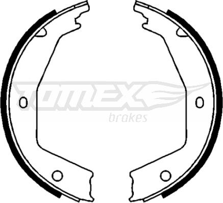 TOMEX brakes TX 21-97 - Комплект гальм, барабанний механізм autozip.com.ua