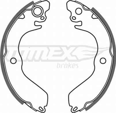 TOMEX brakes TX 21-43 - Комплект гальм, барабанний механізм autozip.com.ua