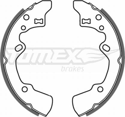 TOMEX brakes TX 21-42 - Комплект гальм, барабанний механізм autozip.com.ua