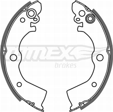 TOMEX brakes TX 21-50 - Комплект гальм, барабанний механізм autozip.com.ua