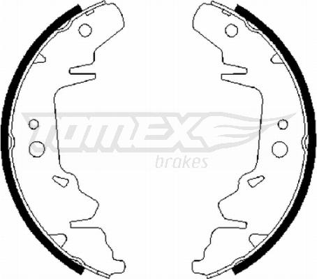 TOMEX brakes TX 21-64 - Комплект гальм, барабанний механізм autozip.com.ua
