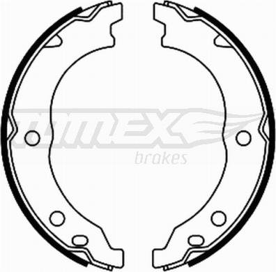 TOMEX brakes TX 21-68 - Комплект гальм, барабанний механізм autozip.com.ua