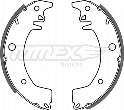 TOMEX brakes TX 21-03 - Комплект гальм, барабанний механізм autozip.com.ua