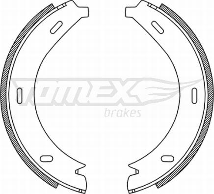 TOMEX brakes TX 21-19 - Комплект гальм, барабанний механізм autozip.com.ua