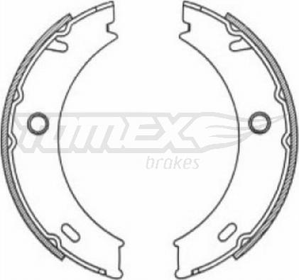 TOMEX brakes TX 21-18 - Комплект гальм, барабанний механізм autozip.com.ua