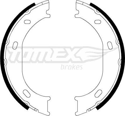 TOMEX brakes TX 21-17 - Комплект гальм, барабанний механізм autozip.com.ua