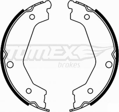 TOMEX brakes TX 21-88 - Комплект гальм, барабанний механізм autozip.com.ua