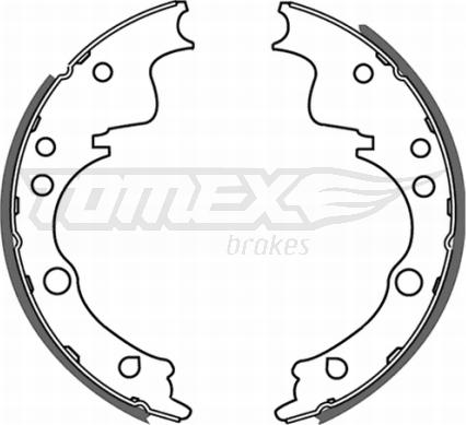 TOMEX brakes TX 21-39 - Комплект гальм, барабанний механізм autozip.com.ua