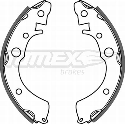 TOMEX brakes TX 21-35 - Комплект гальм, барабанний механізм autozip.com.ua