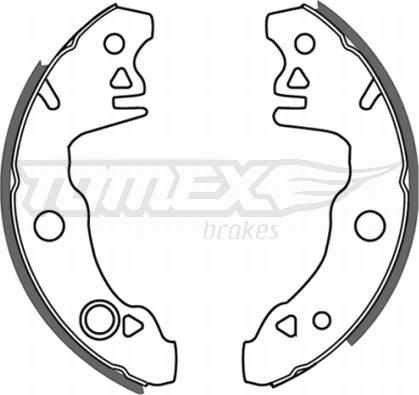 TOMEX brakes TX 21-29 - Комплект гальм, барабанний механізм autozip.com.ua