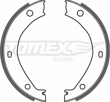 TOMEX brakes TX 21-26 - Комплект гальм, барабанний механізм autozip.com.ua