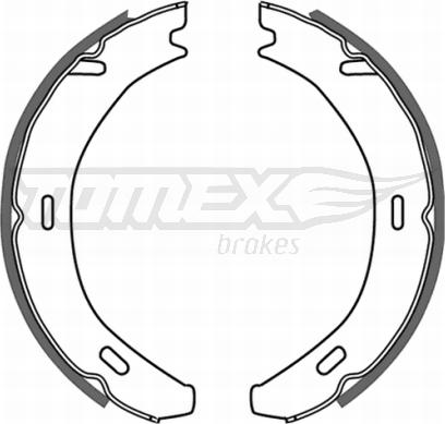 TOMEX brakes TX 21-20 - Комплект гальм, барабанний механізм autozip.com.ua