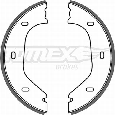 TOMEX brakes TX 21-21 - Комплект гальм, барабанний механізм autozip.com.ua