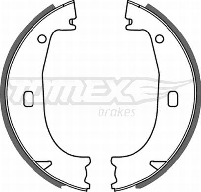 TOMEX brakes TX 21-23 - Комплект гальм, барабанний механізм autozip.com.ua