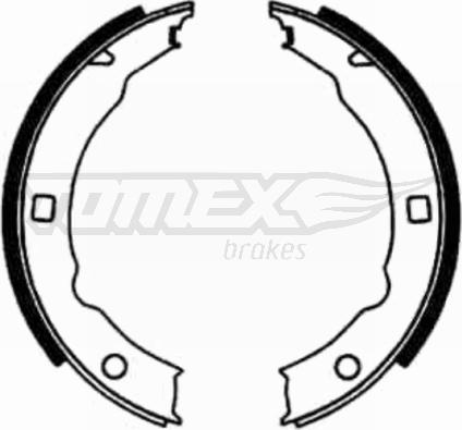 TOMEX brakes TX 21-79 - Комплект гальм, барабанний механізм autozip.com.ua