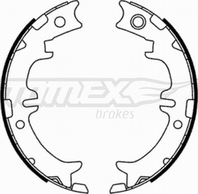 TOMEX brakes TX 21-76 - Комплект гальм, барабанний механізм autozip.com.ua