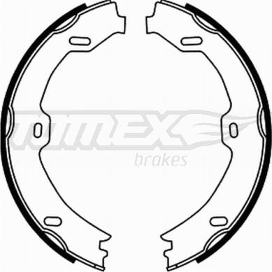 TOMEX brakes TX 21-72 - Комплект гальм, барабанний механізм autozip.com.ua