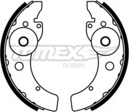 TOMEX brakes TX 23-46 - Комплект гальм, барабанний механізм autozip.com.ua