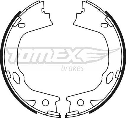 TOMEX brakes TX 23-47 - Комплект гальм, барабанний механізм autozip.com.ua