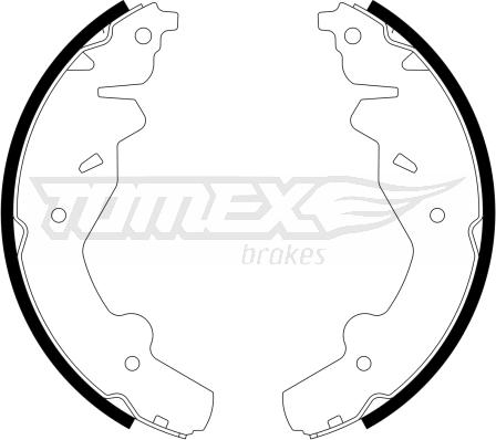 TOMEX brakes TX 23-19 - Комплект гальм, барабанний механізм autozip.com.ua