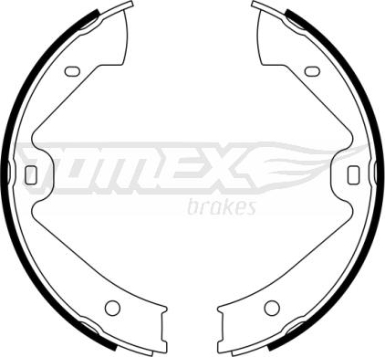 TOMEX brakes TX 23-11 - Комплект гальм, барабанний механізм autozip.com.ua