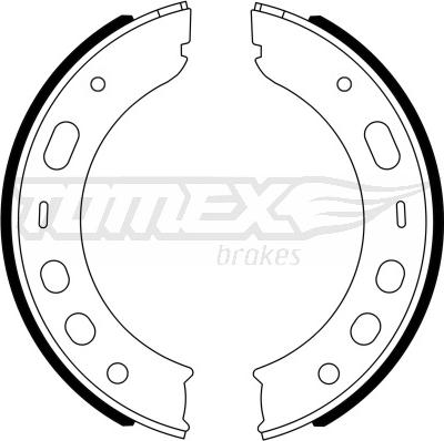 TOMEX brakes TX 23-17 - Комплект гальм, барабанний механізм autozip.com.ua