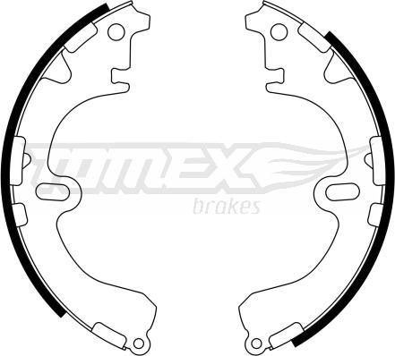 TOMEX brakes TX 23-34 - Комплект гальм, барабанний механізм autozip.com.ua