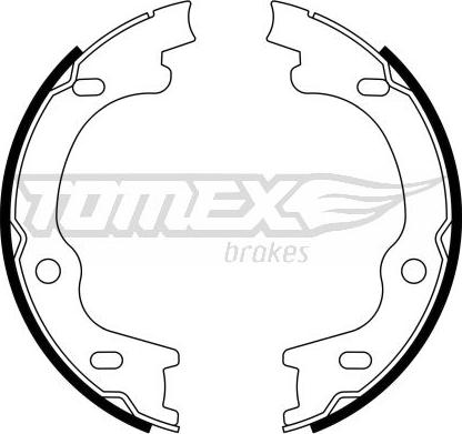 TOMEX brakes TX 23-38 - Комплект гальм, барабанний механізм autozip.com.ua